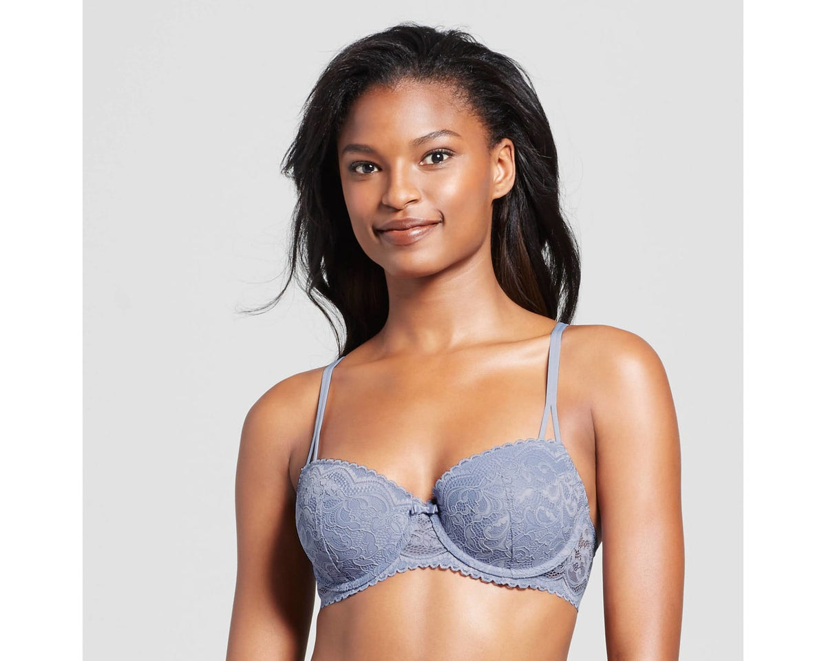 gilligan and o'malley nude lace mix nursing bra