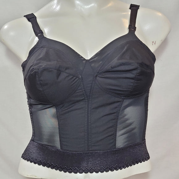 Exquisite Form 7532 Longline Posture Bra 44C Black NEW WITHOUT TAGS - Better Bath and Beauty