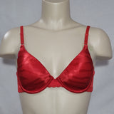 DISCONTINUED Maidenform 7122 One Fabulous Fit Jacquard Satin Underwire Bra 34B Red NWT - Better Bath and Beauty