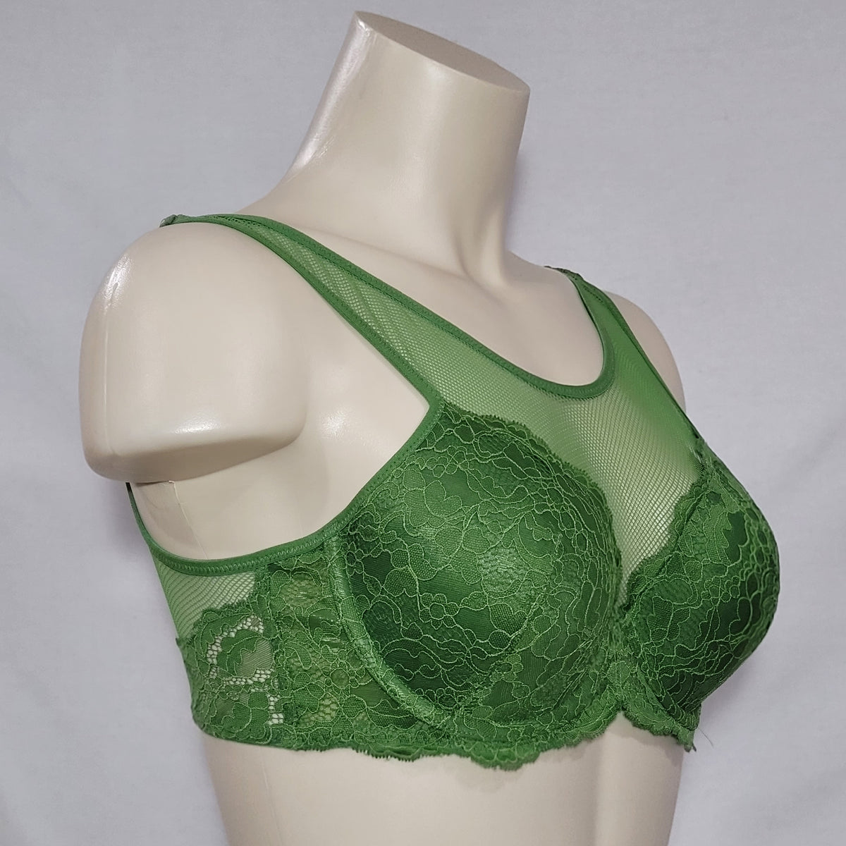 Gilligan & O'Malley Everyday Lace Lightly Lined Bra 34C