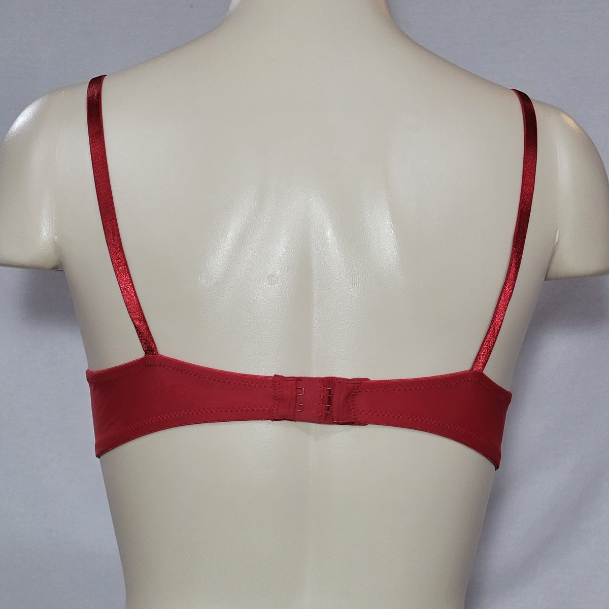 Maidenform 9699 9399 Push-Up Underwire Bra 34B Red Excellent Pre-owned  Conditio