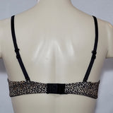 Lily Of France 2177200 Extreme U-Plunge Underwire Bra 34C Animal Print NWT - Better Bath and Beauty