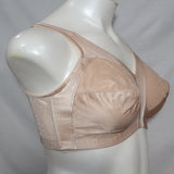 Exquisite Form 5100548 548 Fully Floral Lace Wire Free Bra 42B Nude NWOT - Better Bath and Beauty
