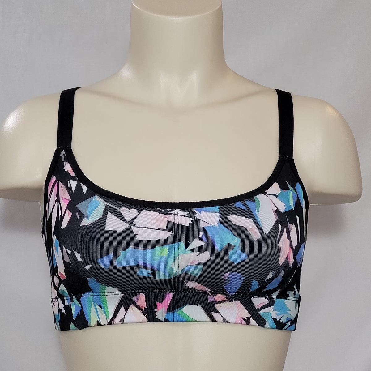 C9 BY CHAMPION GIRLS DUO DRY + STRETCH MULTI-COLOR SPORTS BRA (SIZE: XL)