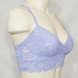 Xhilaration Wire Free Racerback Sheer Lace Bralette XS X-SMALL Periwinkle Blue NWT - Better Bath and Beauty