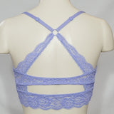Xhilaration Wire Free Racerback Sheer Lace Bralette SMALL Periwinkle Blue NWT - Better Bath and Beauty