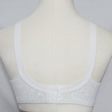 Playtex 18 Hour #20 Divided Cup Lace Wire Free Bra 44C White - Better Bath and Beauty
