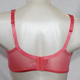 Cacique Smooth Molded Cup Satin Underwire Bra 40DDD Bright Pink - Better Bath and Beauty