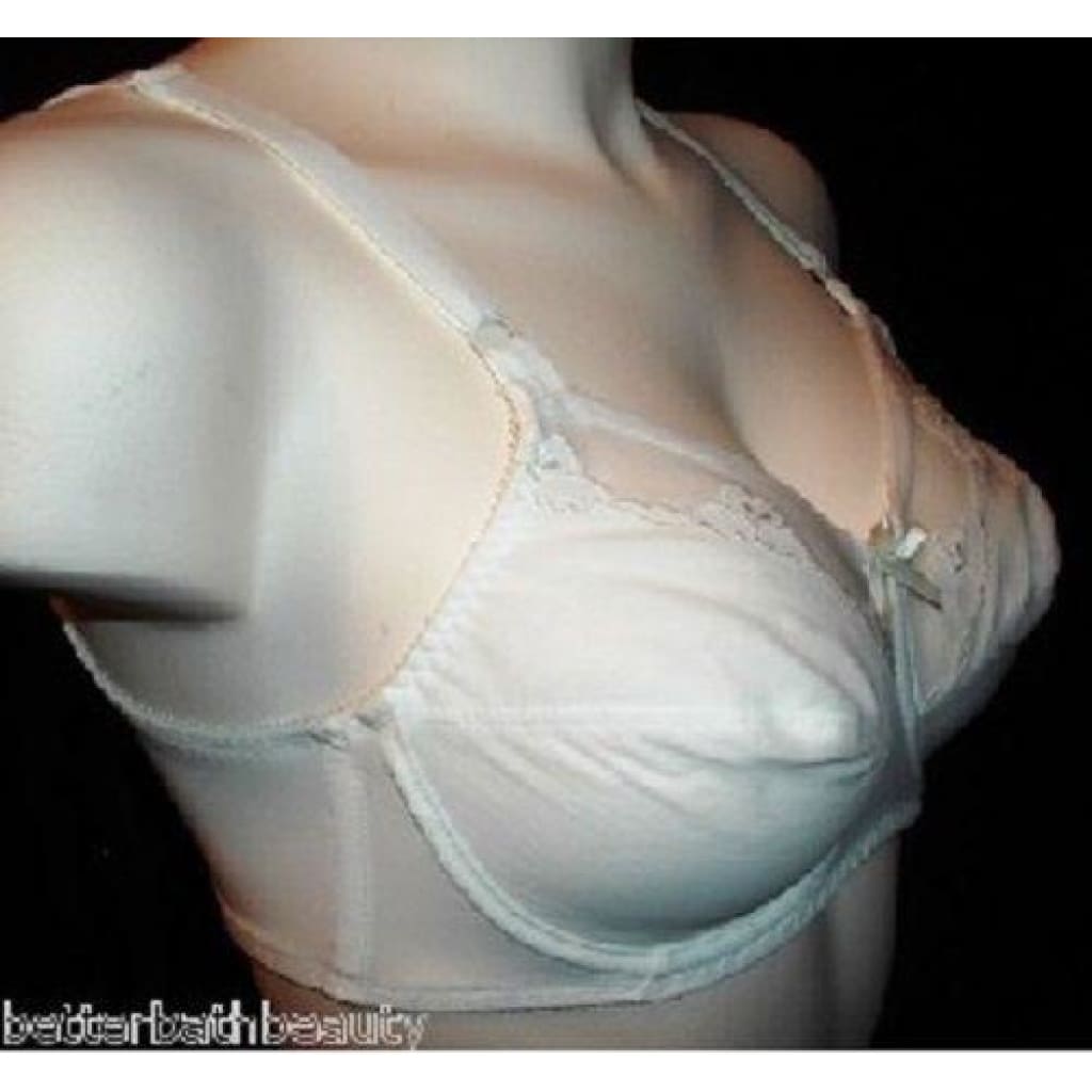 Bali 180 0180 Flower Underwire Bra 40C White NEW WITH TAGS
