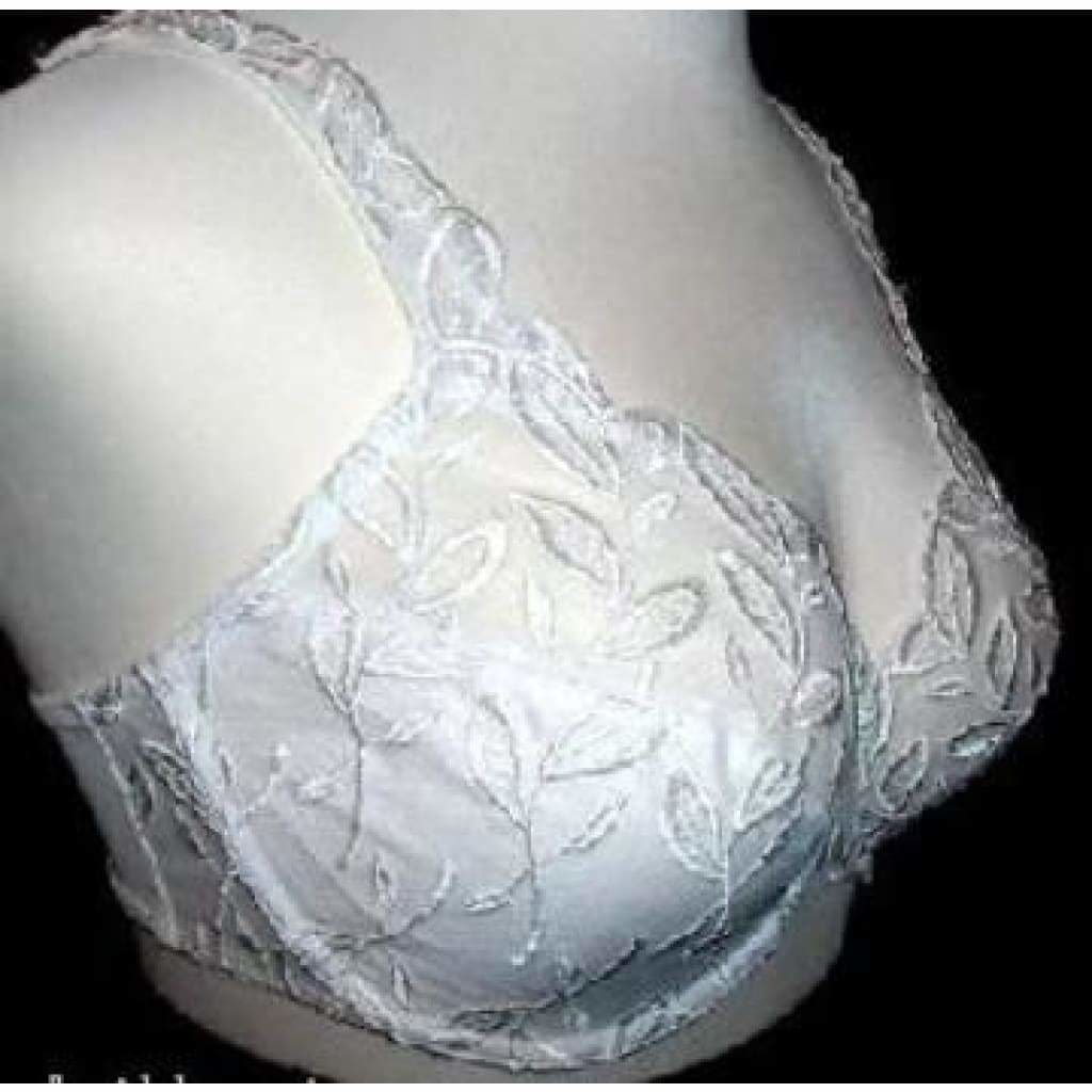 Bali 3373 Sheer Lace Desire Underwire Bra 40D Ivory NWT