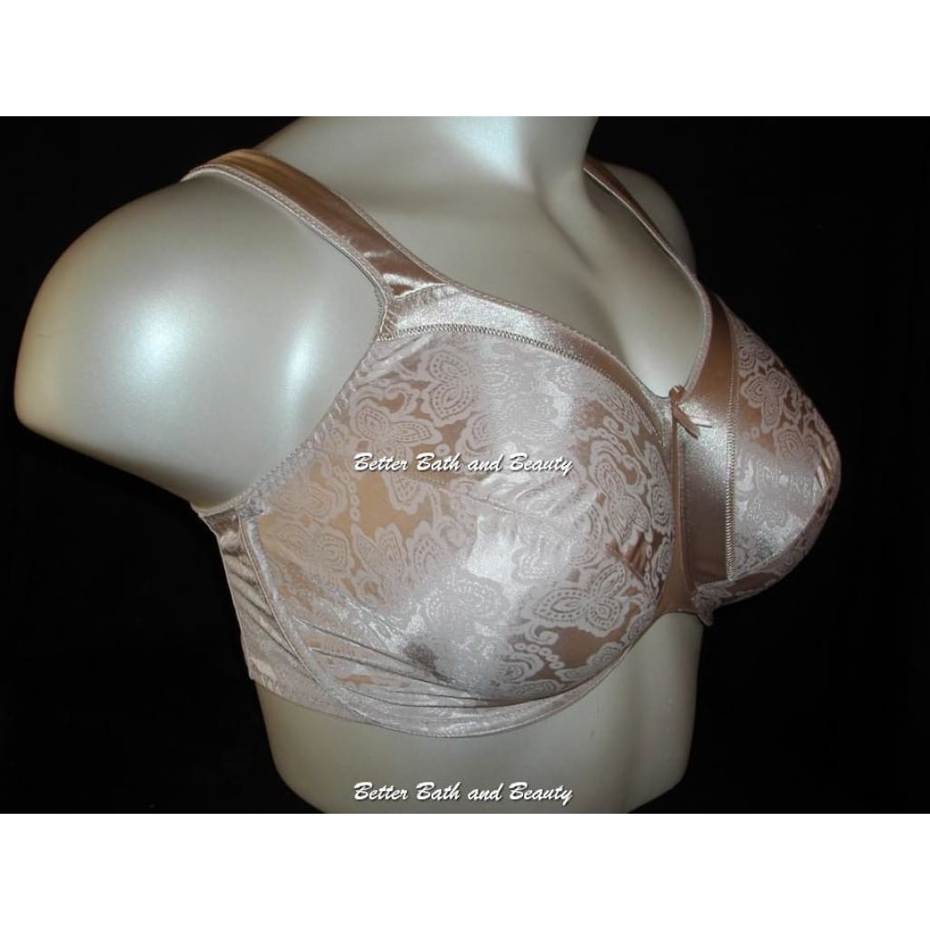 Bali 3562 Satin Tracings Underwire Bra 42DD Nude NEW WITH