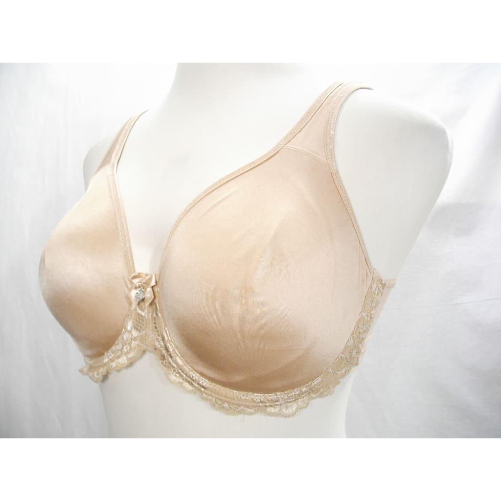 Breezies Lace Trimmed Unlined Seamless Cup Underwire Bra 36D