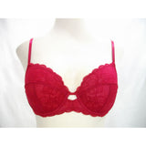 Calvin Klein QF1741 Seductive Comfort With Lace Full Coverage UW Bra 40B & QF1199 Seductive Comfort Thong LARGE Cranberry NWT - Better Bath and Beauty