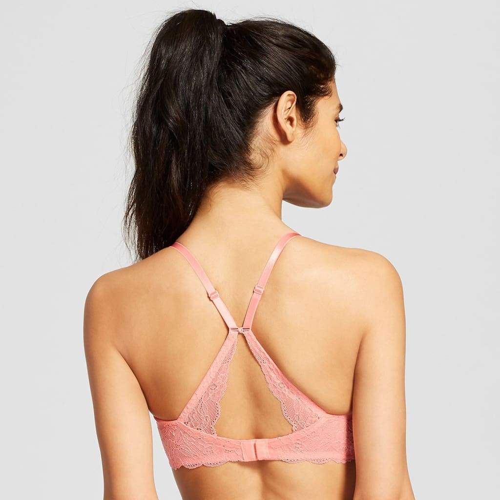 Gilligan O'Malley Front Close Everyday Lace Racerback UW Bra