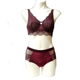 Gilligan & OMalley High Waist Lace and Velvet Panty XL X-LARGE Boysenberry - Better Bath and Beauty