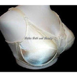 Lilyette 418 Satin & Lace  Minimizer Underwire Bra 42D Ivory NEW WITHOUT TAGS - Better Bath and Beauty