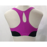 New Balance WBT3107 The Airy Racer Wire Free Sports Bra Size 38C Raspberry Black - Better Bath and Beauty