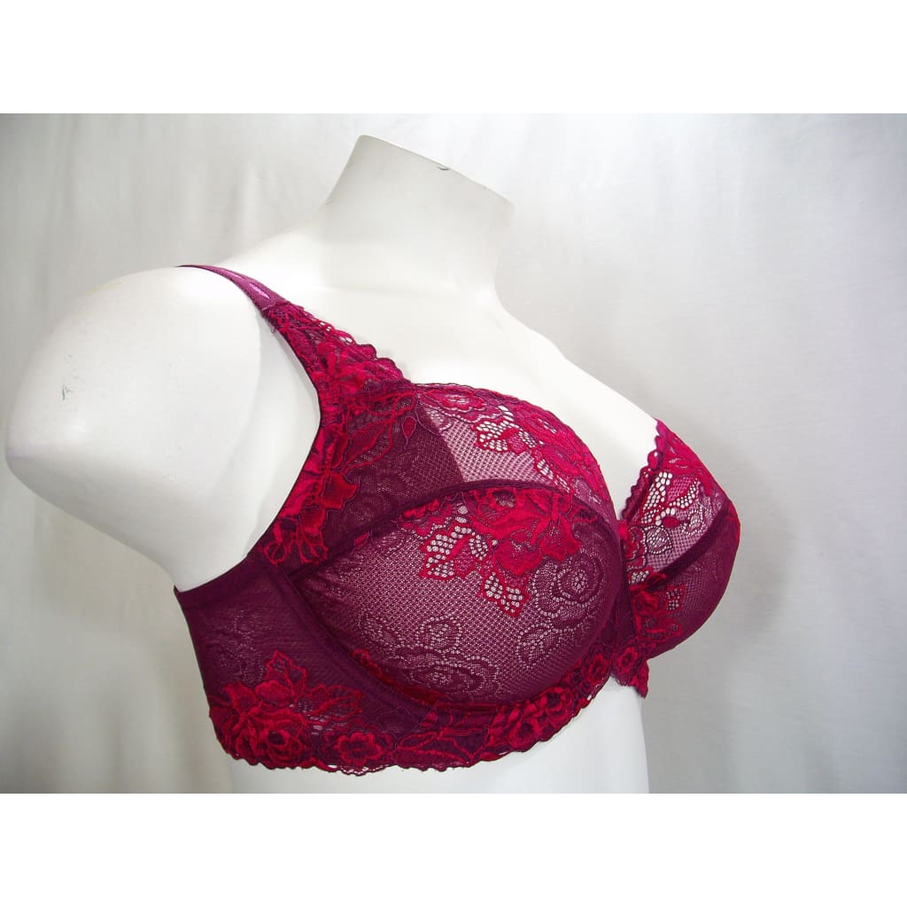 Buy Featherline Double Layered Non Wired Full Coverage Minimiser Bra - Pink  at Rs.550 online