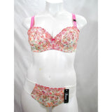Paramour 675009 by Felina Ellie Hi Cut Bikini Panty SIZE SMALL English Tea Pink Floral NWT - Better Bath and Beauty
