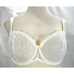 Paramour by Felina 115004 Decadent Semi Demi Sheer Lace Underwire Bra 34D Ivory - Better Bath and Beauty