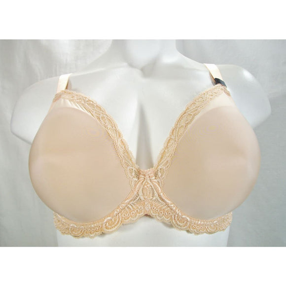 Paramour by Felina 135008 Vivien Plunge Contour Underwire Bra 40DDD Sugar Baby Nude NWT - Better Bath and Beauty