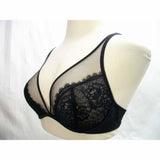 Soma Breathtaking Unlined Plunge Underwire Bra 36A Black - Better Bath and Beauty