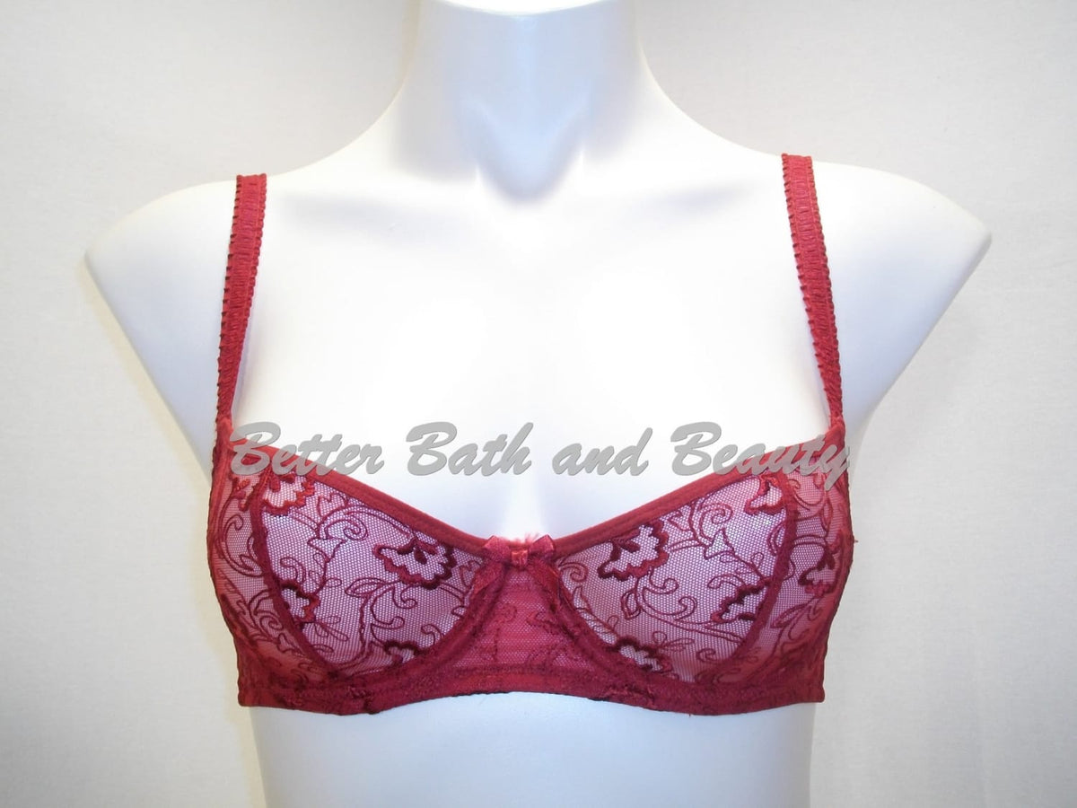 Le Mystere Women's Lace Allure Tshirt Bra, Ruby Red, 32B : :  Clothing, Shoes & Accessories
