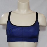 Champion N9688 Strappy Cami Wire Free Sports Bra X-SMALL Blue Crosshatch - Better Bath and Beauty