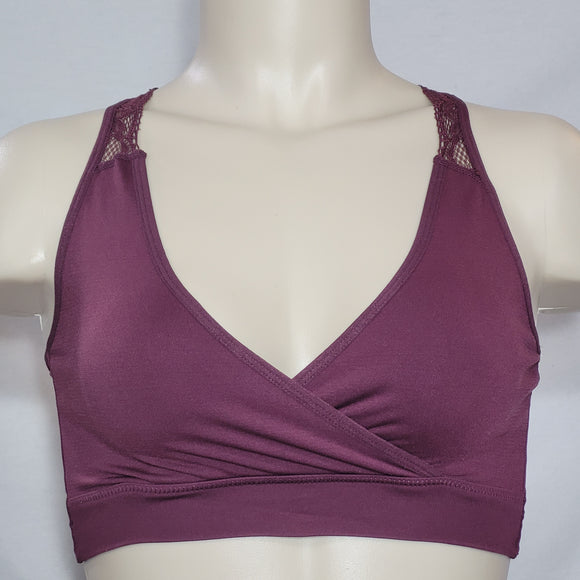 Gilligan & O'Malley Nursing Seamless Crossover SMALL Burgundy Air NWT - Better Bath and Beauty