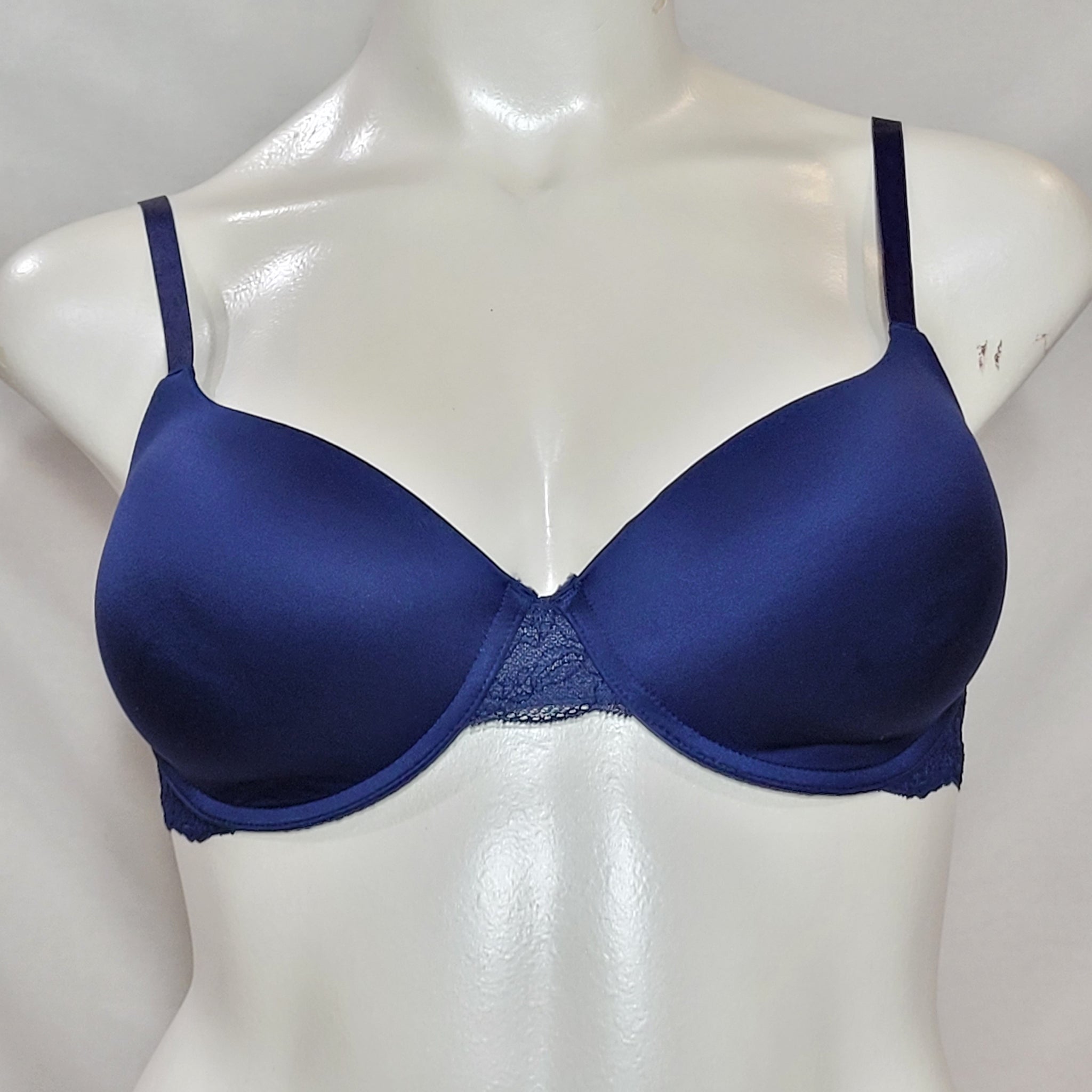 Gilligan O'Malley Bra/Bralette Size XL Floral Lace Powder Blue
