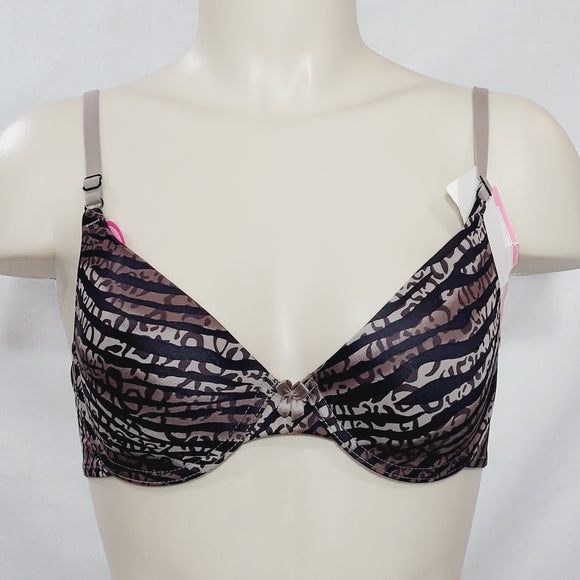 Maidenform 7959 One Fabulous Fit Demi UW Bra 36C Brown Multicolor NWT - Better Bath and Beauty