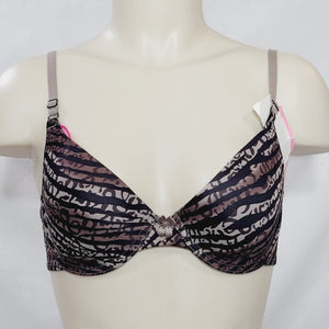 Maidenform 7959 One Fabulous Fit Demi UW Bra 34B Brown Multicolor NWT - Better Bath and Beauty