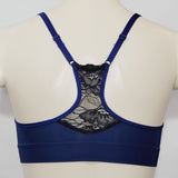 Maidenform DM7968 Fit To Flirt Seamless Lace T-Back Bra Bralette SMALL Navy NWT - Better Bath and Beauty
