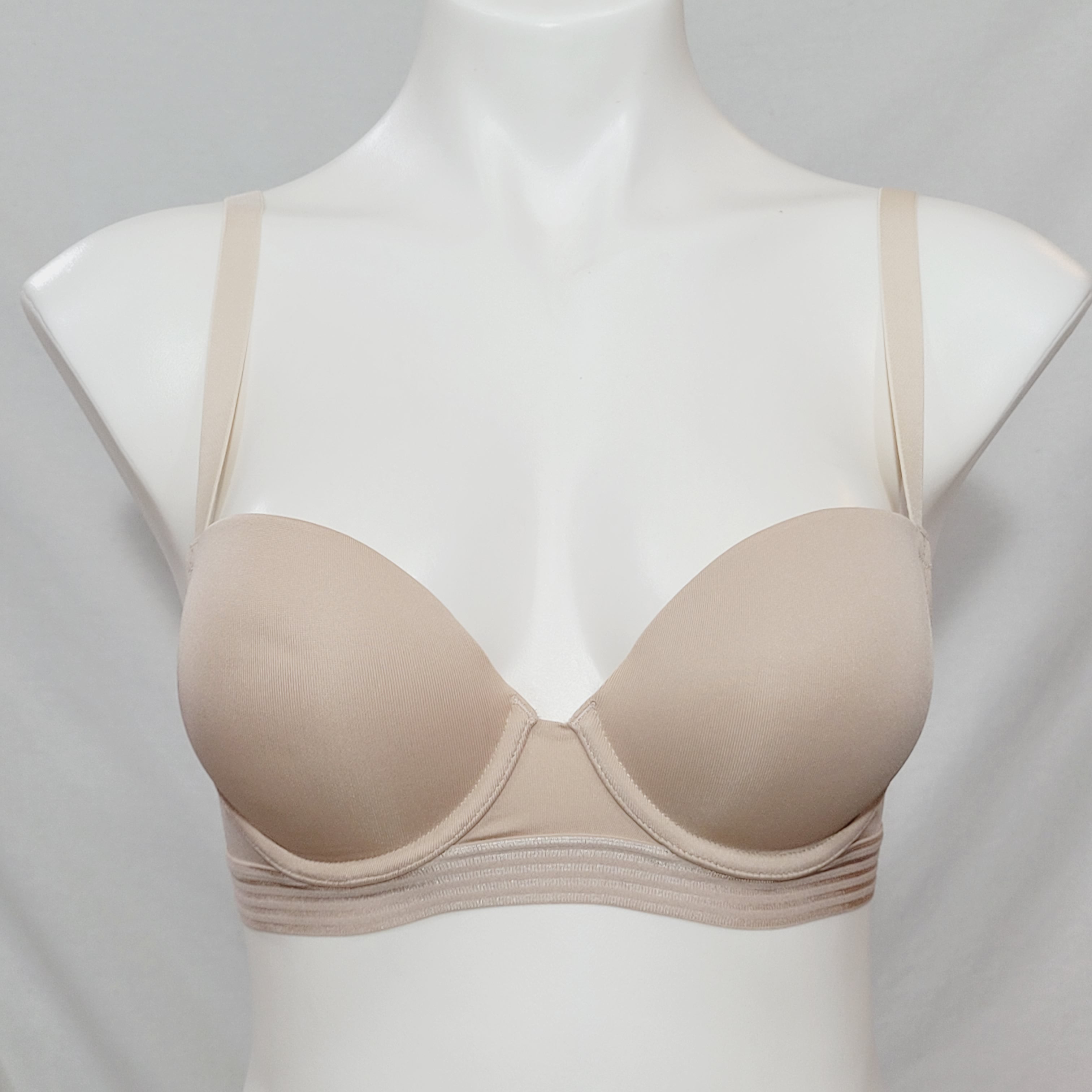 Maidenform Self Expressions Women's Extra Coverage Strapless Bra 38DDD Nude