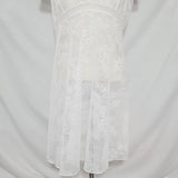 Natori Floral Trellis Lace Chemise XL X-LARGE White NWT - Better Bath and Beauty