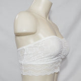 b.tempt'd 916182 by Wacoal Lace Kiss Sheer Lace Bandeau Medium White NWT - Better Bath and Beauty