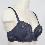Paramour by Felina 115353 Stripe Delight Full Figure Underwire Bra 34C Black NWT - Better Bath and Beauty