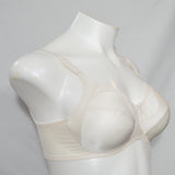 Lilyette 811 Satin & Lace Divided Cup Underwire Bra 34D Ivory - Better Bath and Beauty