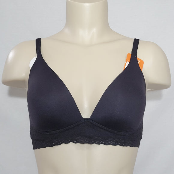 Warner's RO5691 Simply Perfect Supersoft Lace Wirefree Bra 40C Black - Better Bath and Beauty