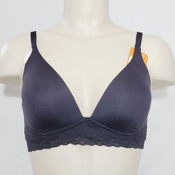 Warner's RO5691 Simply Perfect Supersoft Lace Wirefree Bra 34C Black - Better Bath and Beauty