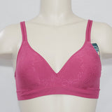 Hanes G260 HC80 Barely There 4546 BT54 Wire Free Soft Cup Bra MEDIUM Cherry Flor - Better Bath and Beauty