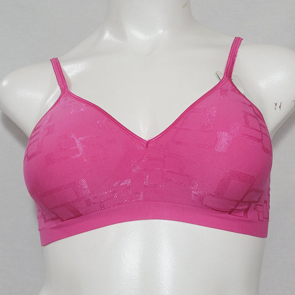 Hanes HC89 Comfort Flex Fit Comfort Support WireFree Bra LARGE Fuschia Pink NWT - Better Bath and Beauty