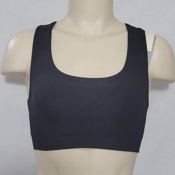 Hanes HC35 Wire Free Sports Bra MEDIUM Black NEW WITH TAGS - Better Bath and Beauty
