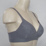 Hanes G260 HC80 Barely There 4546 BT54 Wire Free Soft Cup Bra SMALL Charcoal - Better Bath and Beauty