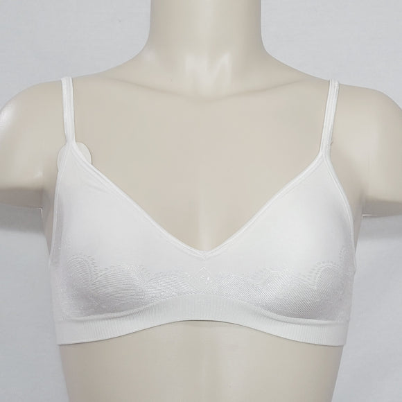 Hanes HC89 Comfort Flex Fit Comfort Support WireFree Bra SMALL White NWT - Better Bath and Beauty