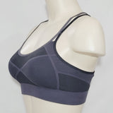 Champion C9 N9647 Strappy Back Wire Free Sports Bra X-SMALL Black & Gray NWT - Better Bath and Beauty