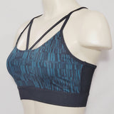 Champion C9 N9537 Strappy Wire Free Sports Bra SMALL Green & Black - Better Bath and Beauty