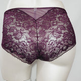 Ava & Viv Plus Size Semi Sheer Lace Hipster 3X Embassy Purple - Better Bath and Beauty