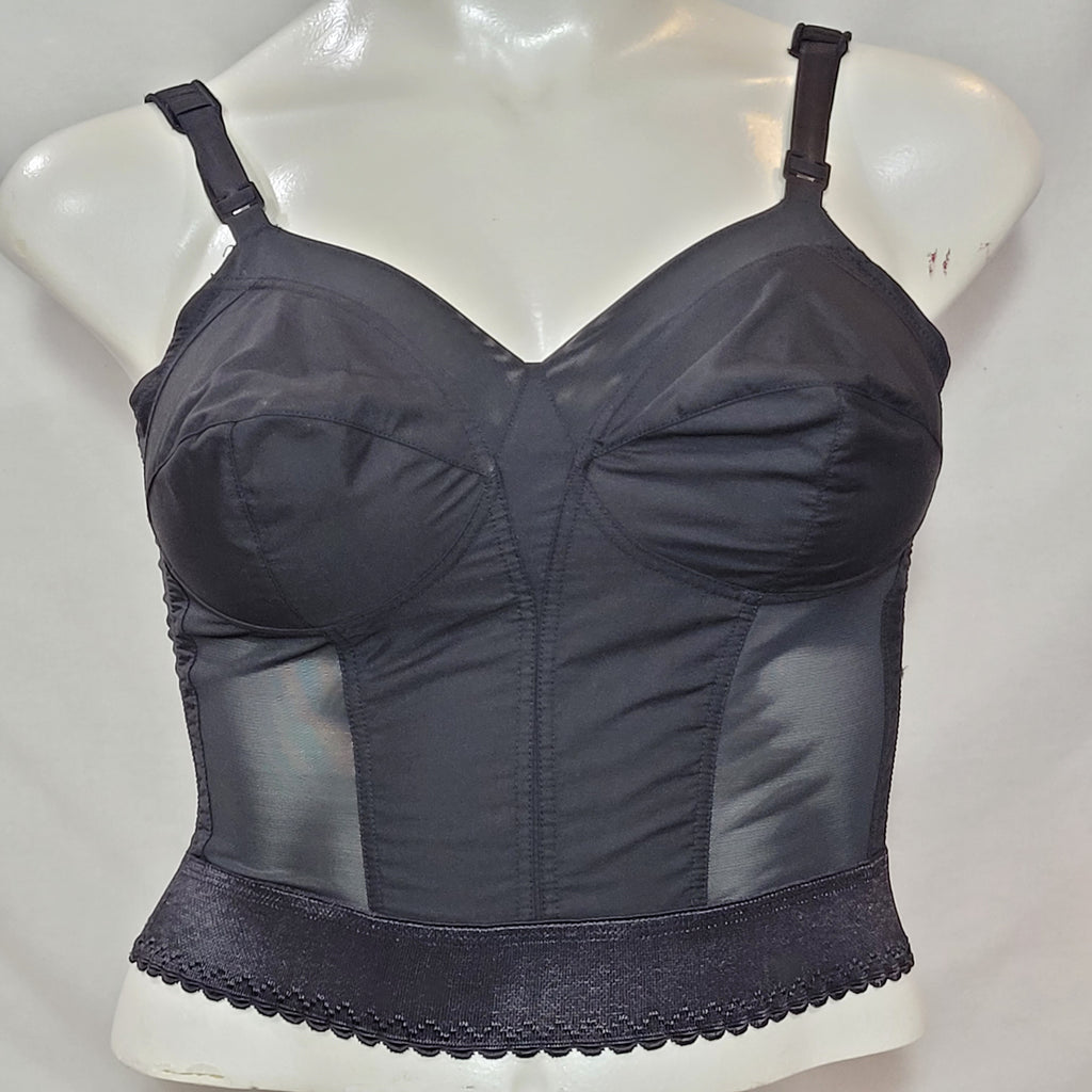 Exquisite Form Fully Women's Longline Posture Bra Style 7532-BLK