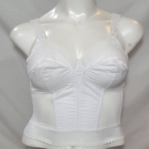 Exquisite Form 7532 Longline Posture Bra 44C White NEW WITHOUT TAGS - Better Bath and Beauty